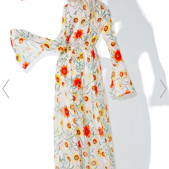 COPY - Wildfox Wild Daisy Maxi Dress - Picture 7 of 8